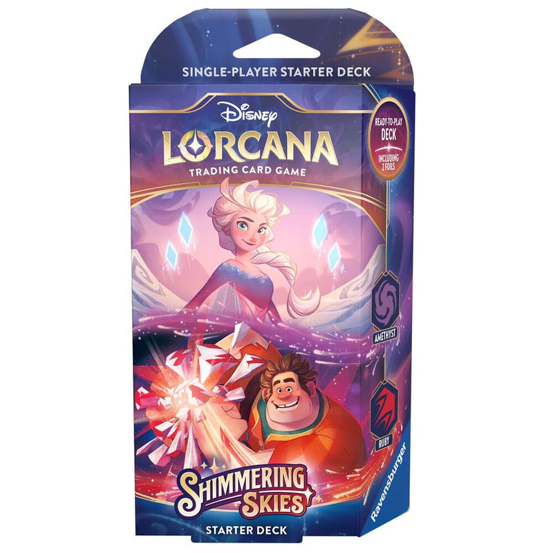 Starter Deck (Amethyst & Ruby) - Shimmering Skies (Disney Lorcana - Ravensburger)