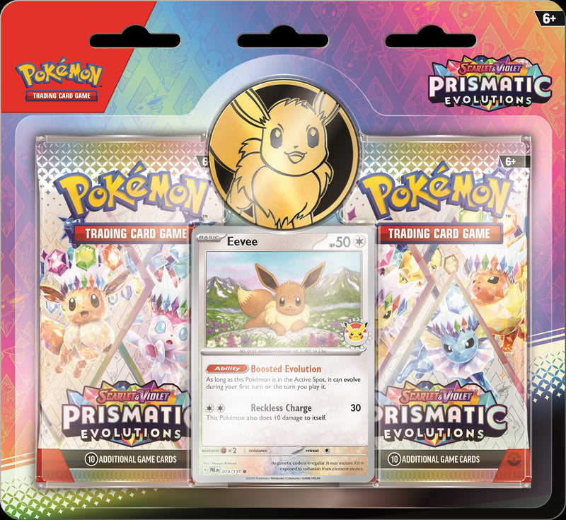 Pokémon Prismatic Evolutions 2-Pack Blister