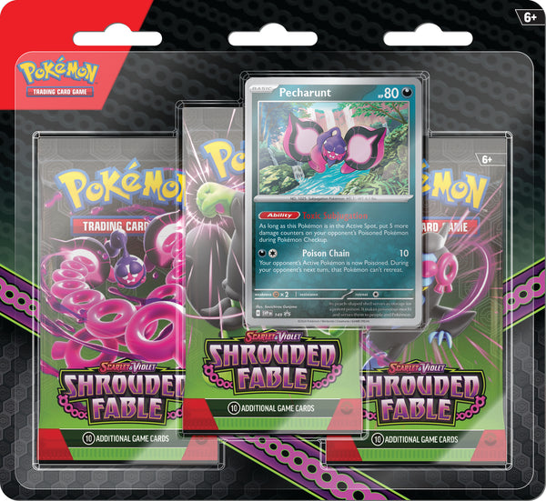 Pokémon Shrouded Fable 3-Booster Blister