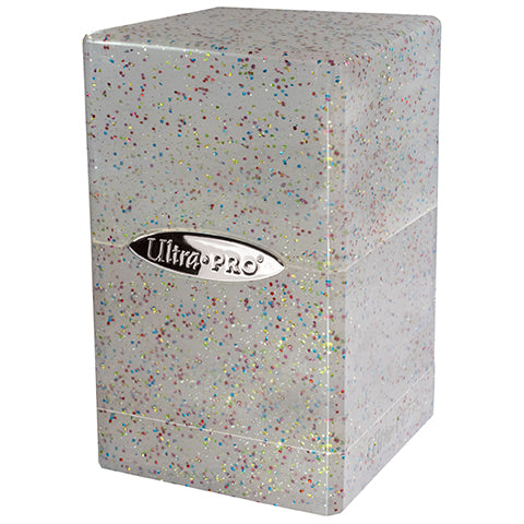 Glitter Clear - Satin Tower Deckbox (Ultra-Pro)