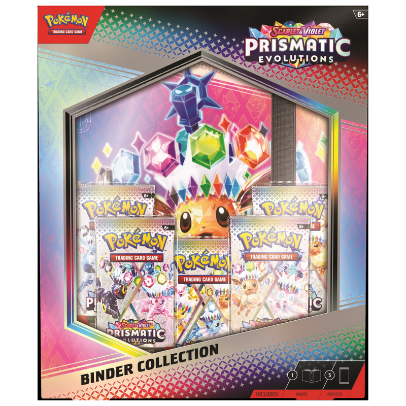 Pokémon Prismatic Evolutions Binder Collection