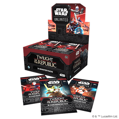 Star Wars: Unlimited - Twilight of the Republic Booster Display