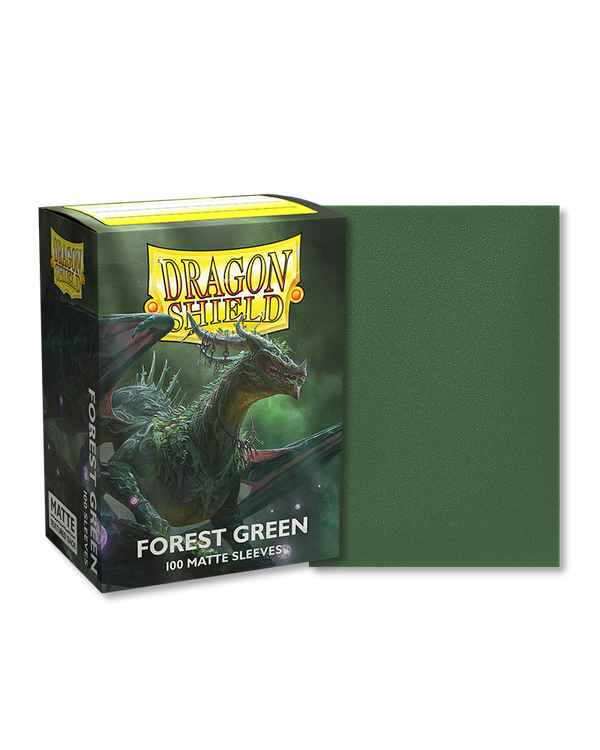 Forest Green - Matte Card Sleeves (Dragon Shield)